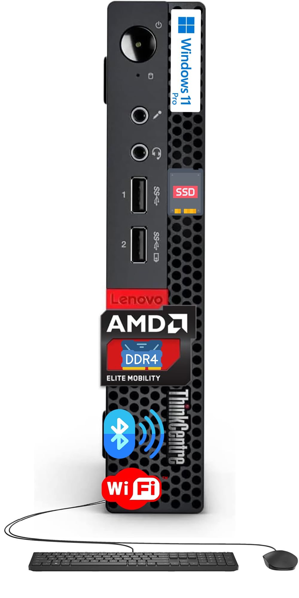 Lenovo ThinkCentre ミニPC ssd525GB ThinkCentre M75q Gen 5 Tiny | High-performing 1L PC fueled